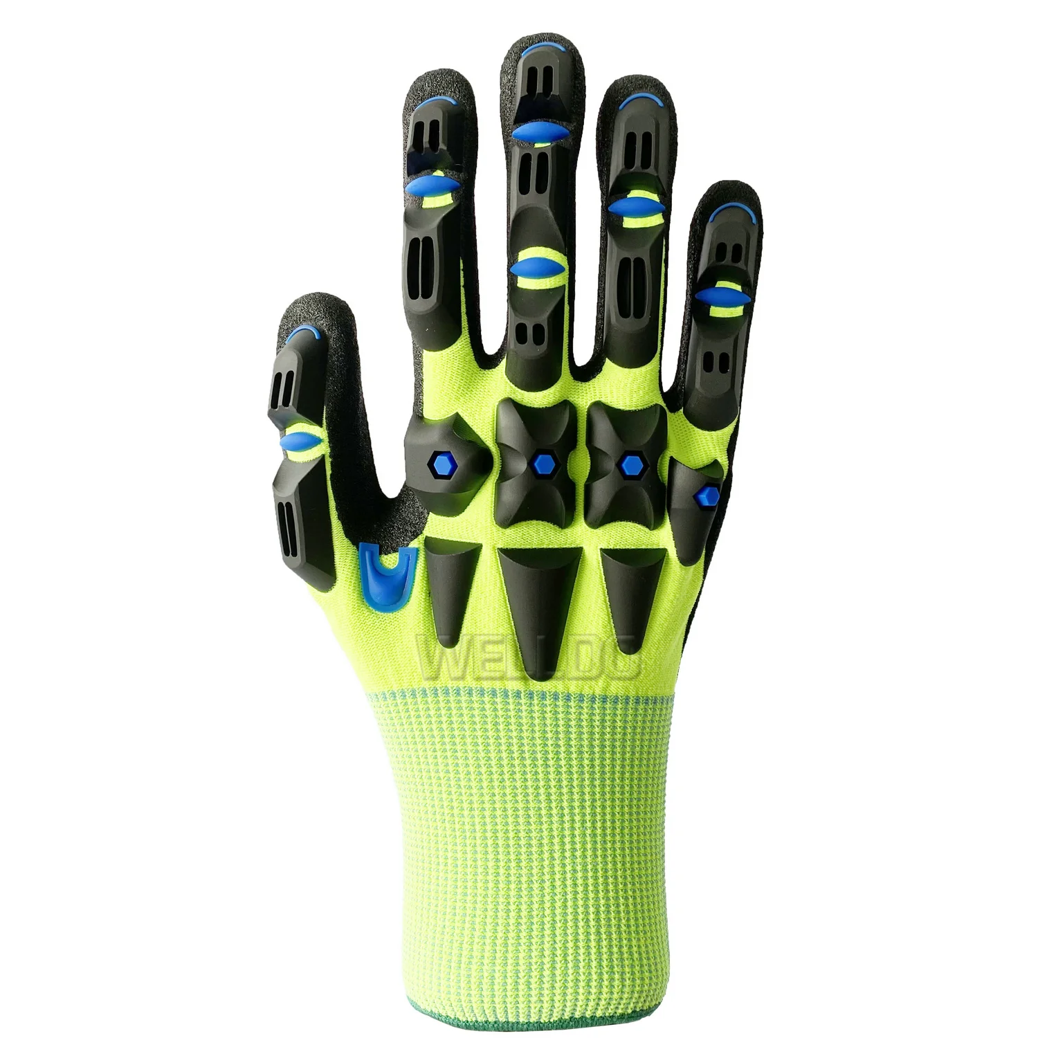 Рабочая перчатка СИЗ, ударные защитные перчатки, индивидуальные нитриловые песчаные перчатки