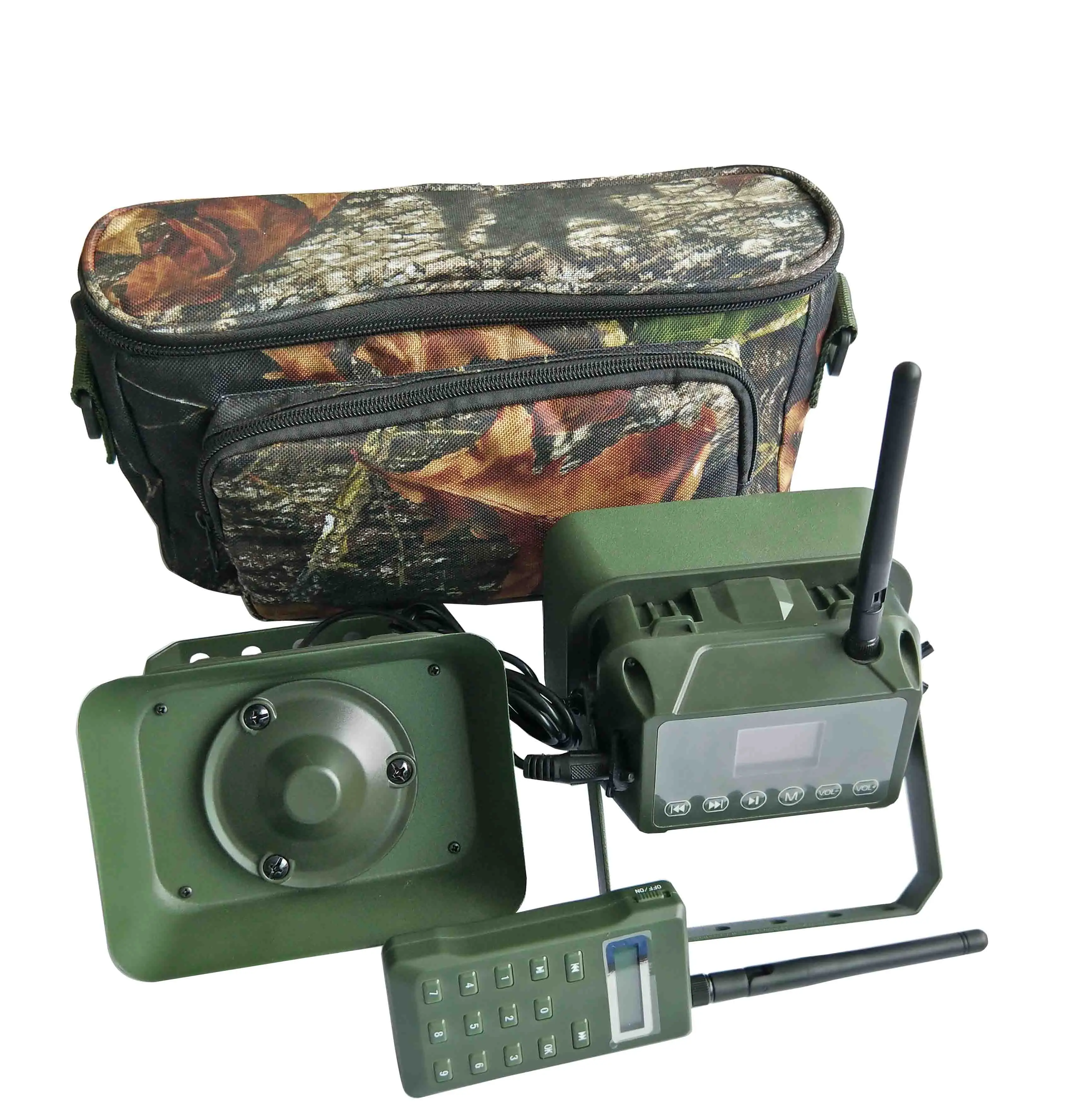 BK1523B remote control waterproof bird caller with camouflage hunting bag
