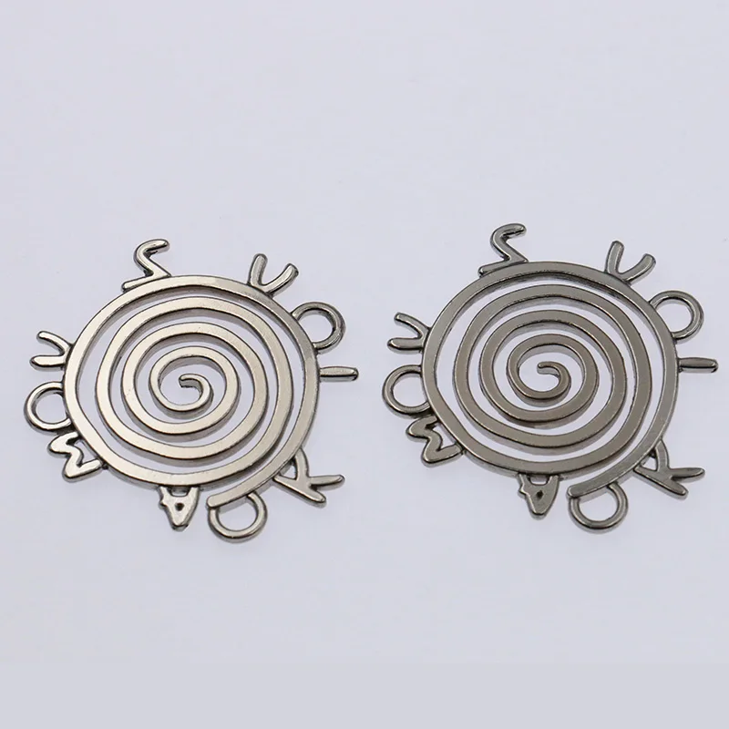 Swimsuits Bikini Connector Gold Tag Engraved Brand Logo Swimwear Hardware Bikini Custom Metal Logo With Loops