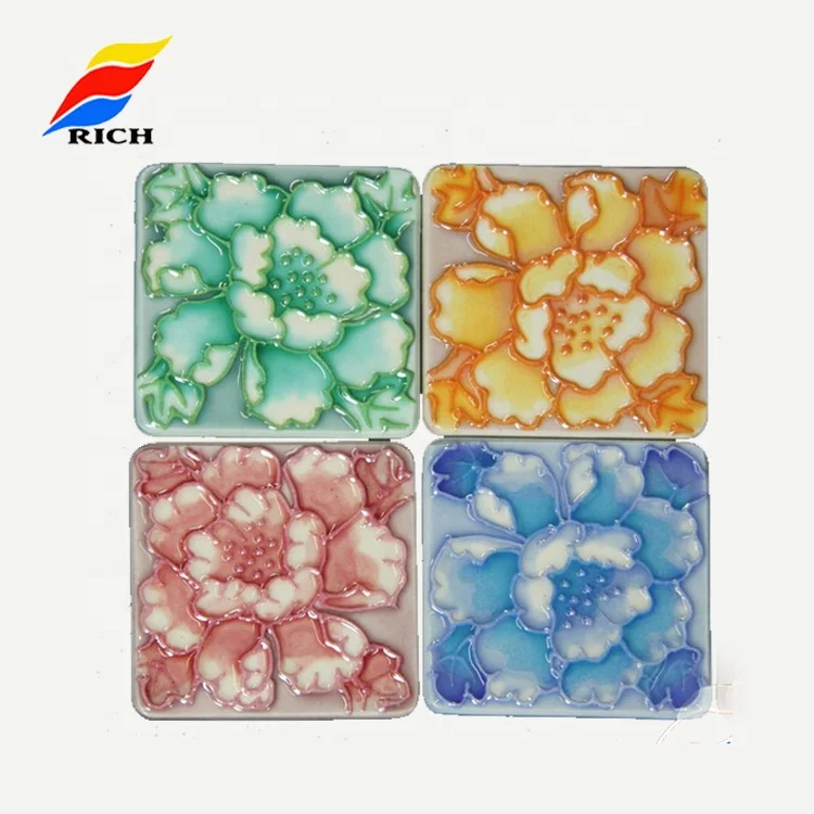 Cheap Personalised Ceramic Flower Refrigerator Magnet