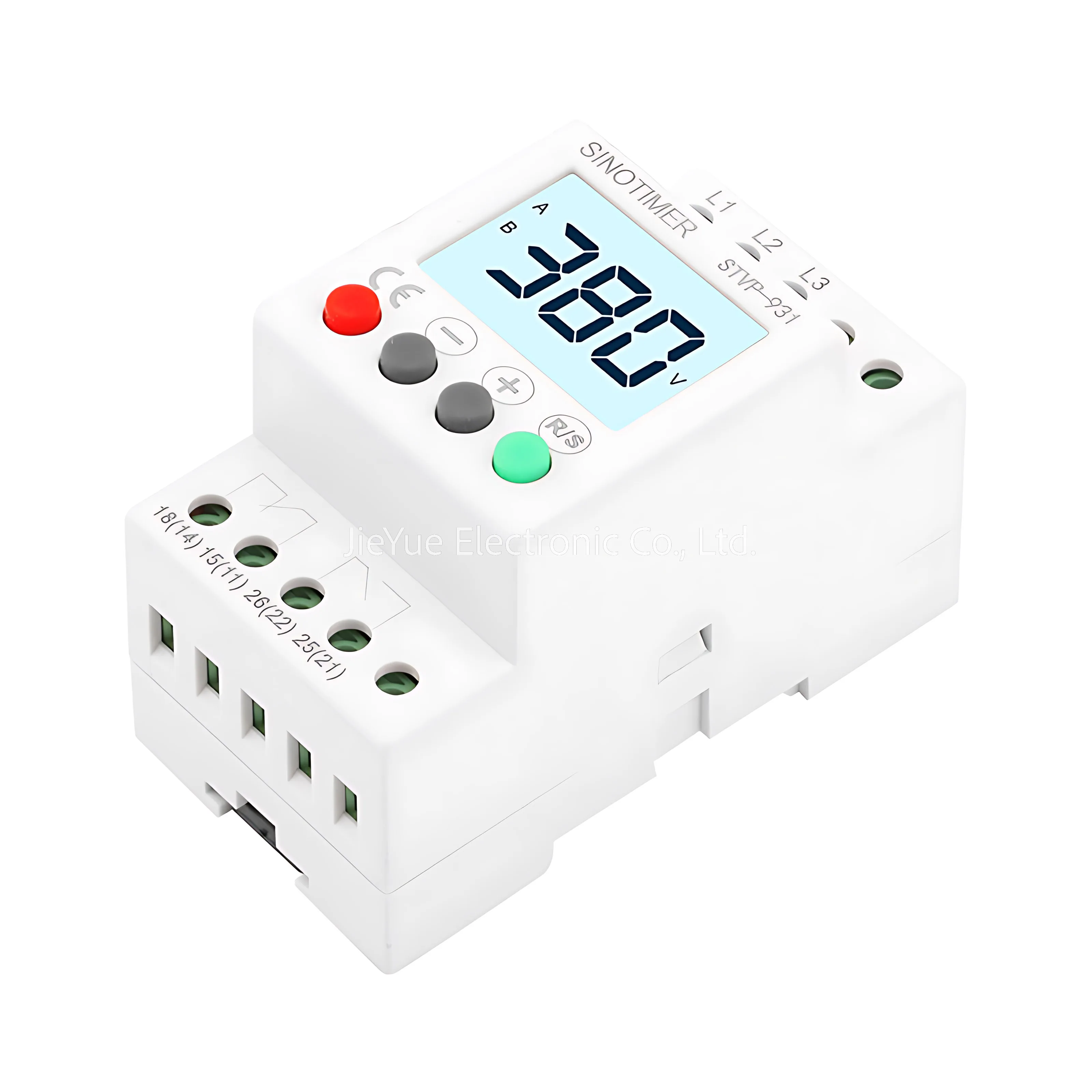 3 Phase Voltage Monitoring Relay LCD Display Voltage Protection Relay With Multi Protective Function 380V relay