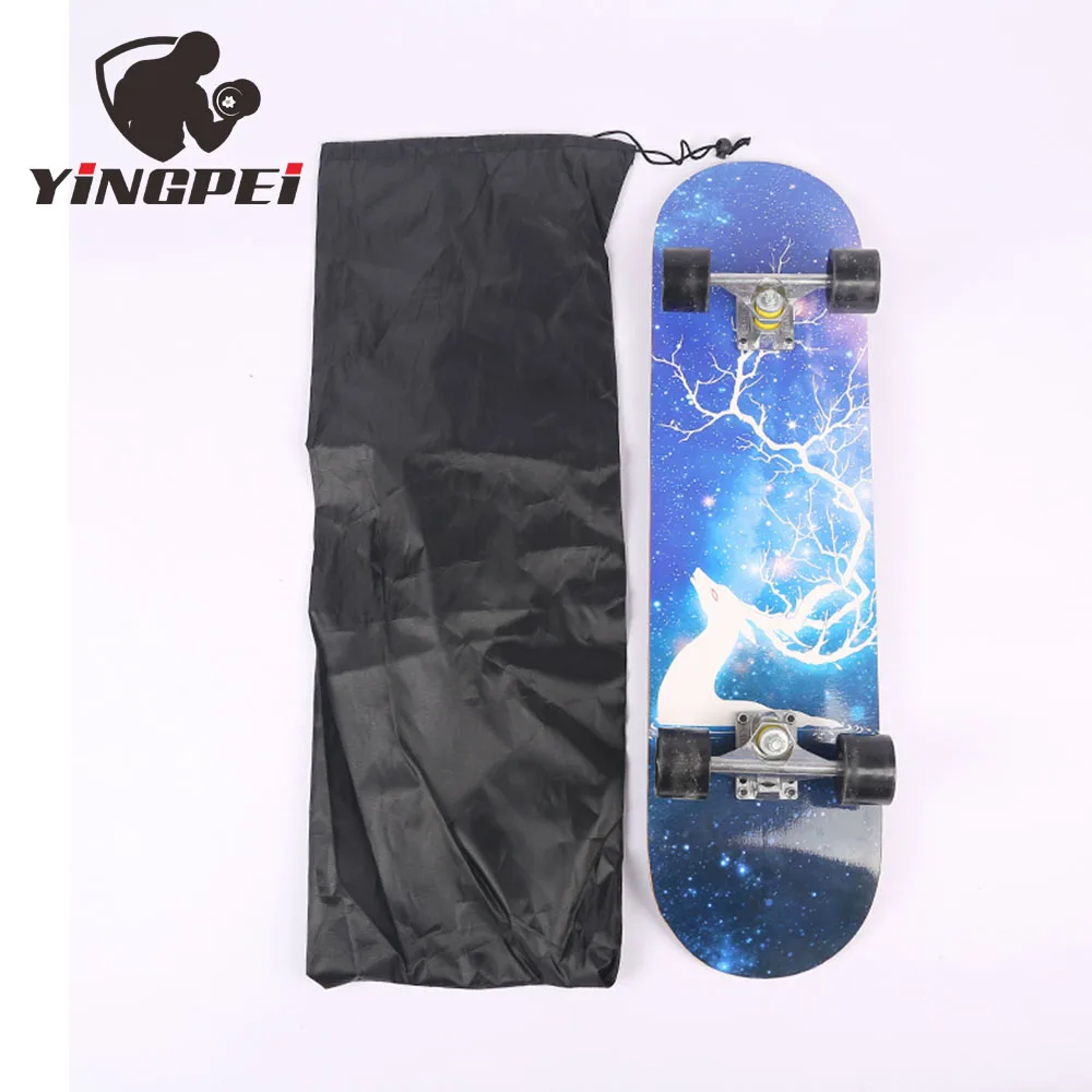
Black Oxford OEM Custom Skate Board Bag Portable Surf Skate Cheap Pocket 