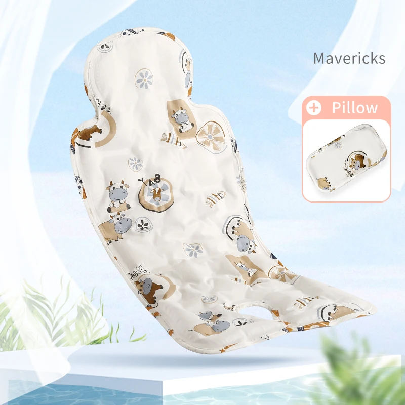 Baby Stroller Cool Seat Mat Breathable 3D Air Mesh Cool Cushion Stroller Liner for Baby Car Seat High Chair Pushchair