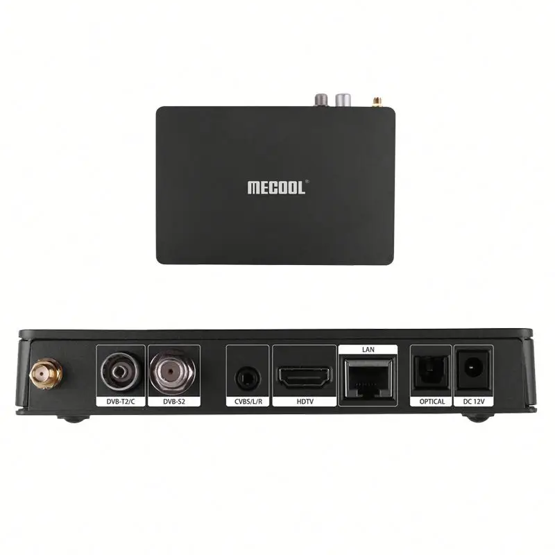 Mecool k7 DVB Android 9.0 Tv Box Amlogic S905X2 Quad Core 4Gb Ram 64Gb Rom 5G Dual 4K 3D Smart Tv Box