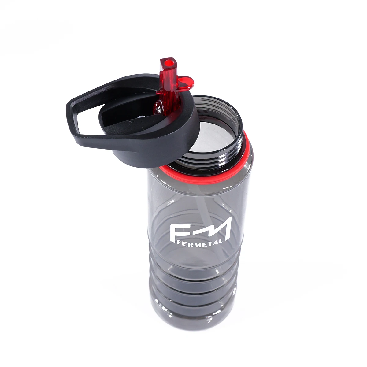 Custom Product Factory Direct Durable Tritan Plastic Straw Fitness Sports Water Bottle Portable Drinking Water Bottle With Straw