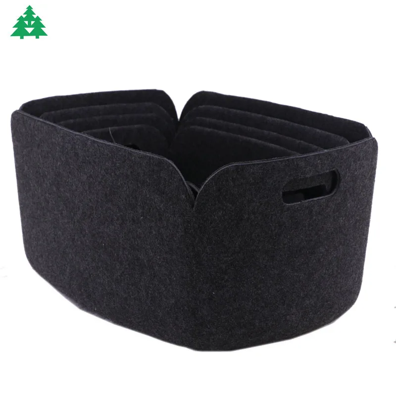 Home Decor Luxury Storage Felt Box Gift Picnic Basket Daily Necessities Storage Organizer Basket Storage Boxes & Bins Carton
