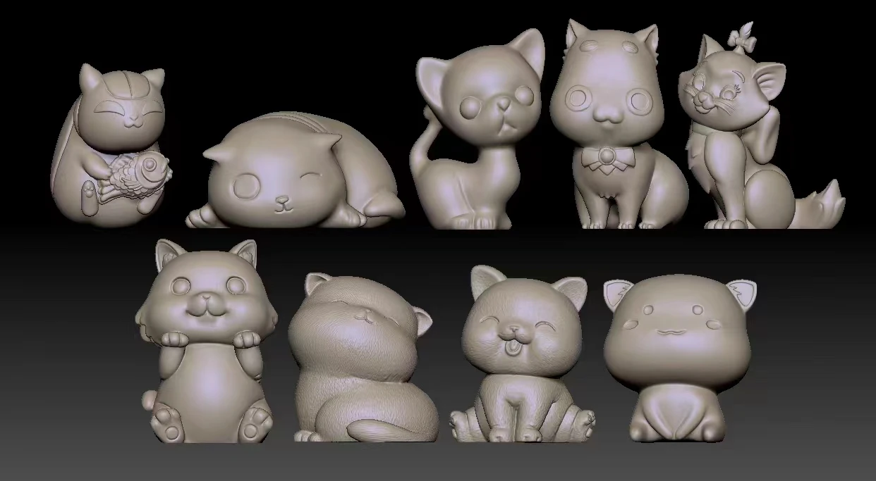 MEIYAN Toys Gifts ZBrush modeling and rendering industrial product design renderings figure IP image 3D modeling freerom order