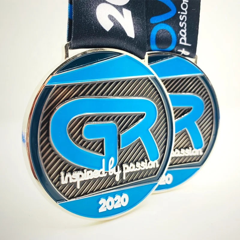 Custom zinc alloy material 3d craft in verified medal manufacturer high quality liverpool medal