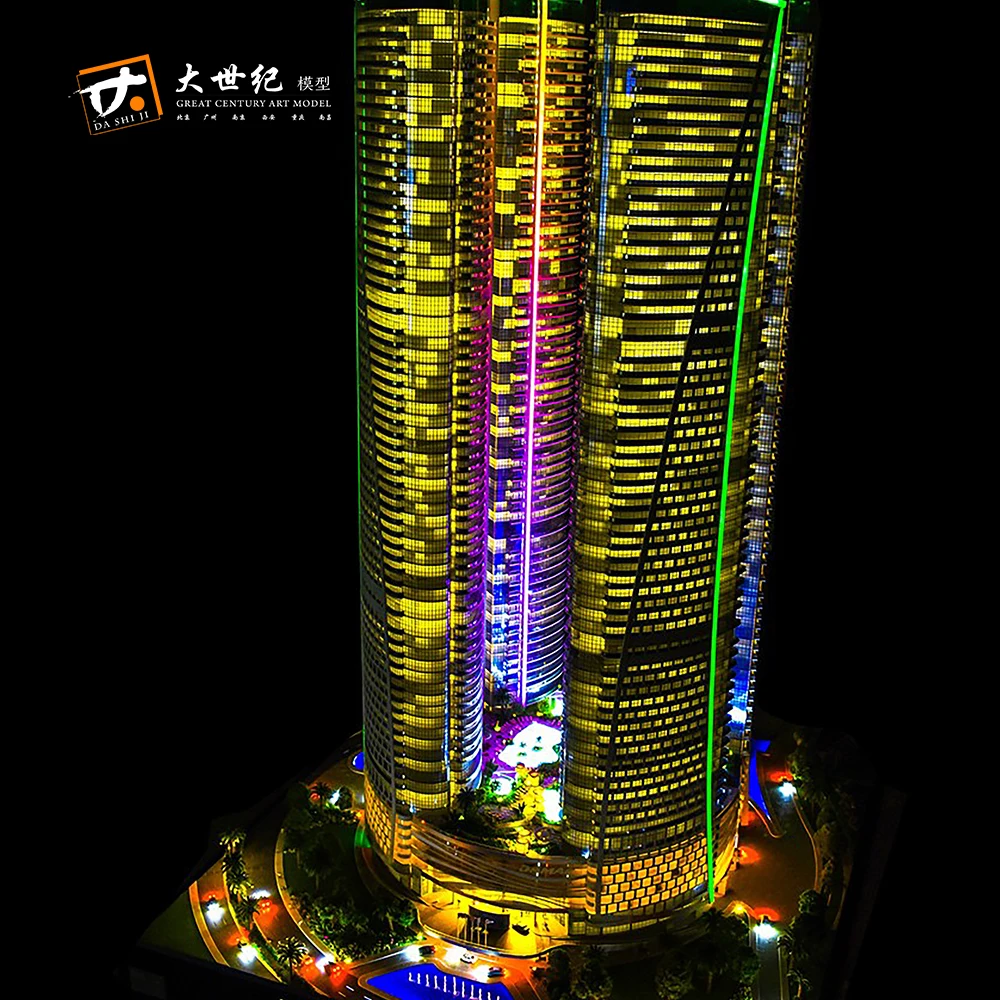 
Acrylic scale model building architectural model maker for usa house 