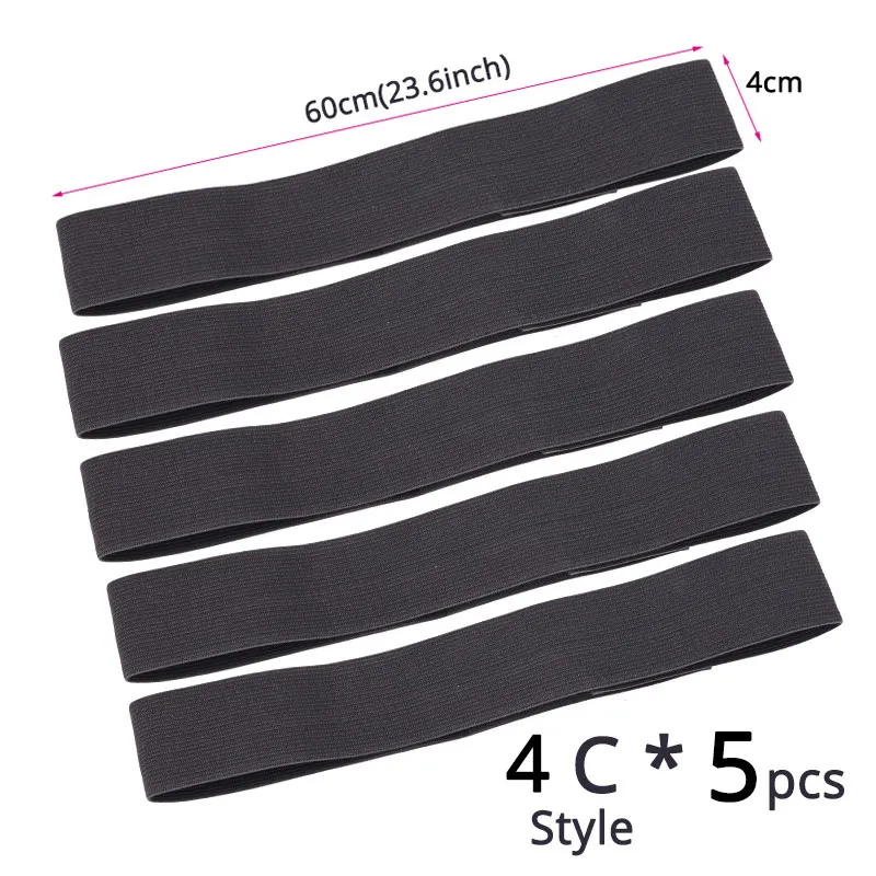 Customized Your Own Logo Or Name Adjustable Edge Elastic Band For Wigs Frontal Wrap Headband Black 2.5 3 3.5Cm Hair Accessories
