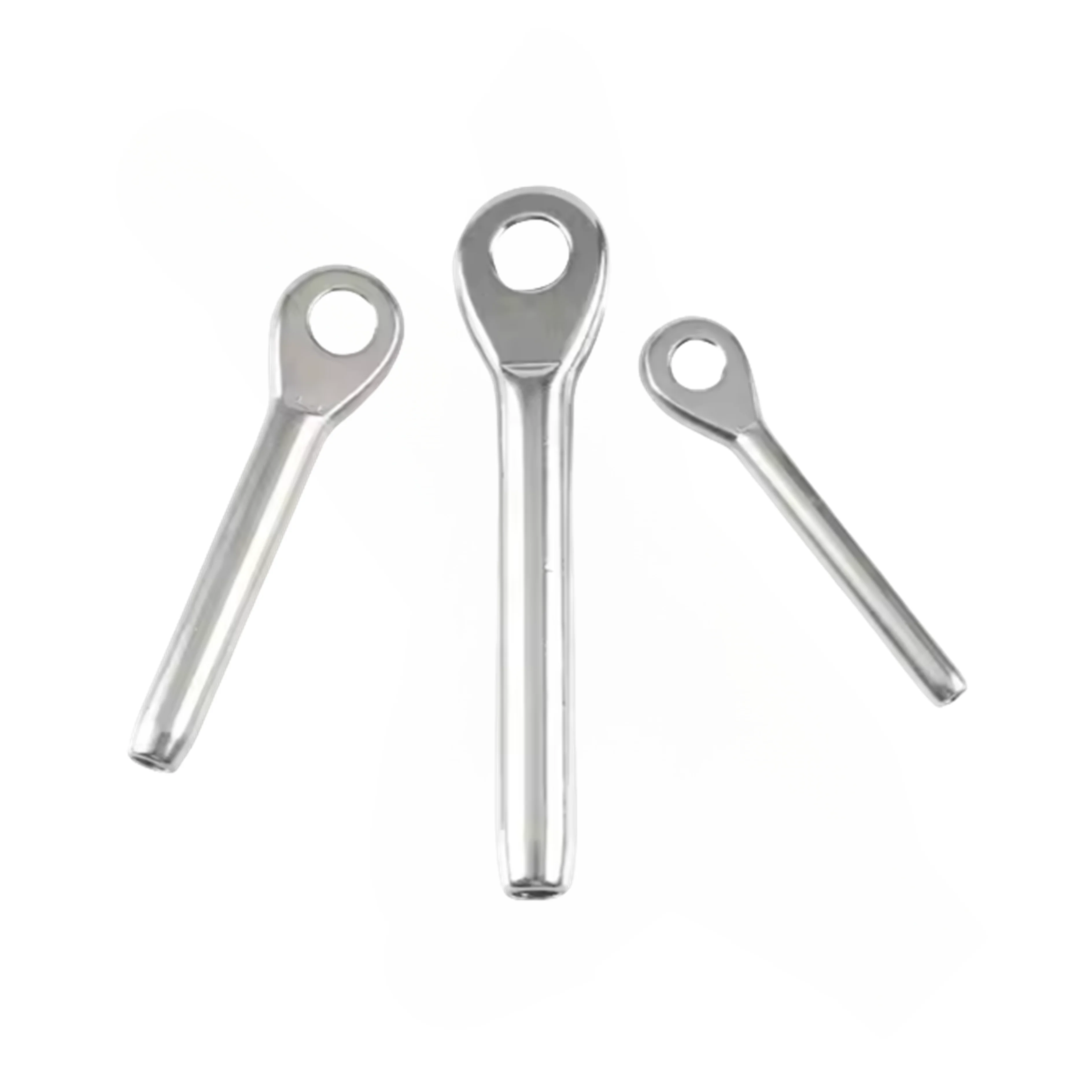 Marine grade Stainless steel wire rope terminals Rigging Hardware Stainless Steel Eye Terminal