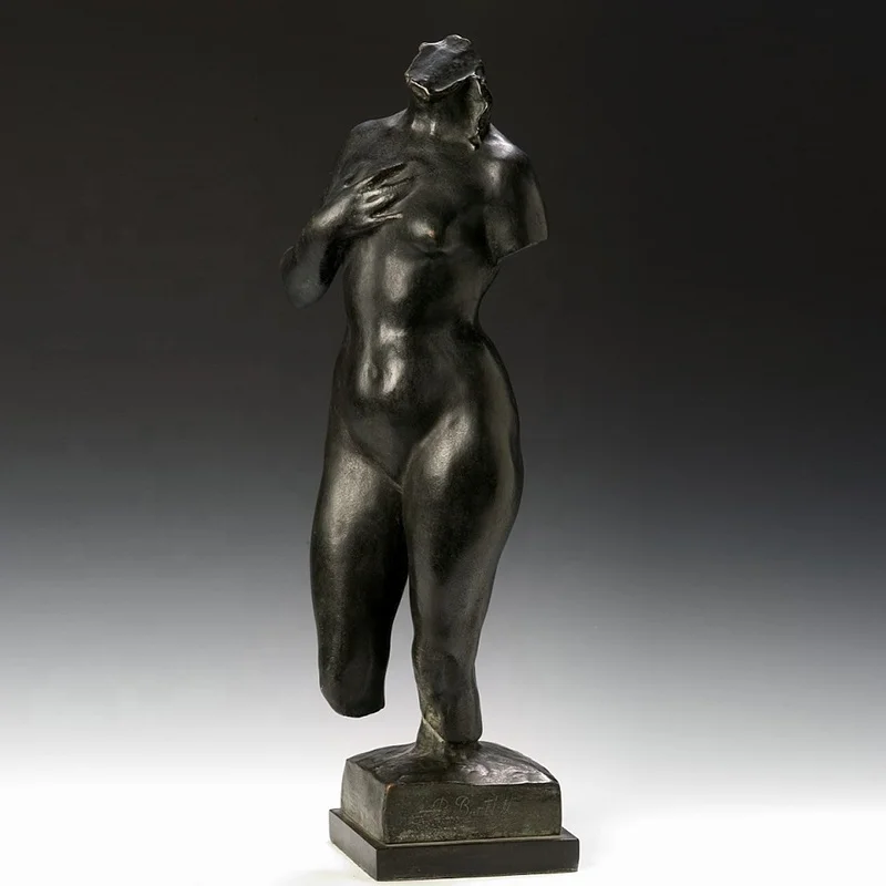 Китайская статуя торса в натуральную величину бронзовый мужской бюст