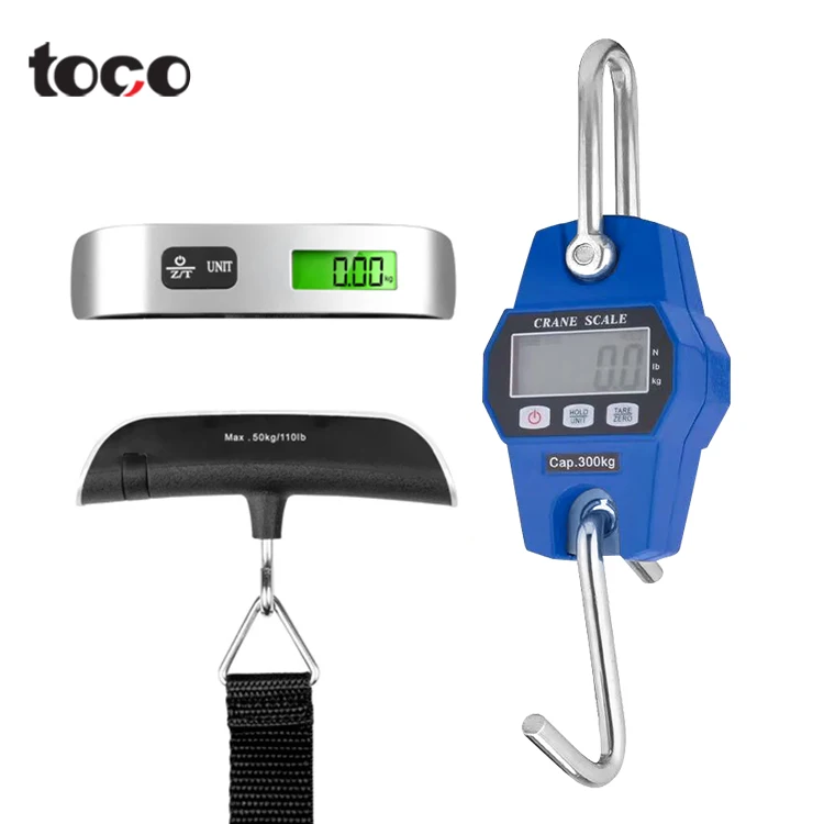 Toco Cheap Industrial Portable Luggage Electronic Weighing Crane Hanging Scale Hunting Sc