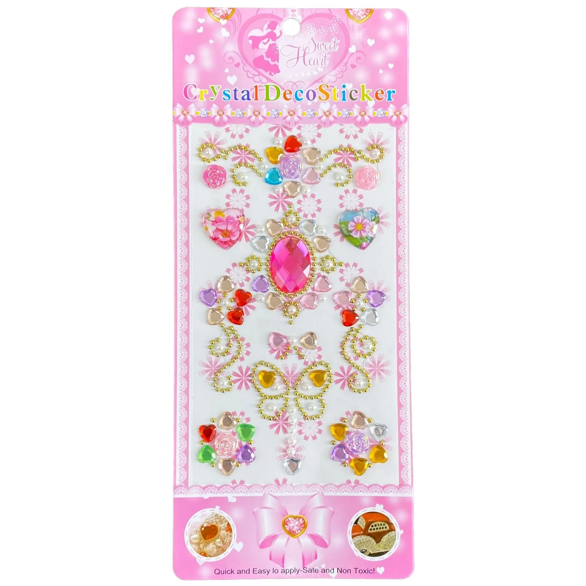 2024 Jewel Crystal Stickers Self-Adhesive Gems For Diy Craft Nail Body Makeup Personal decoration