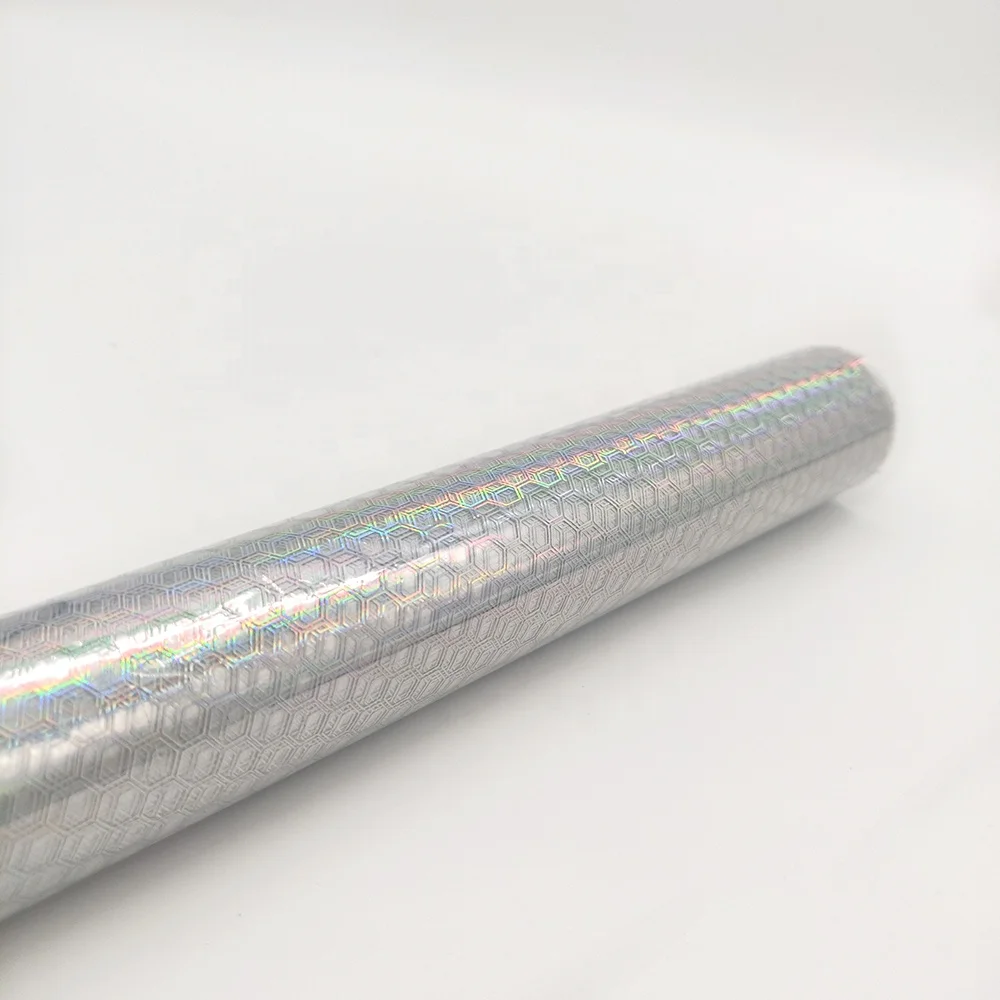 Manufacturer Laser Printed Metallized PET Thermal Holographic Decorative Plastic Packaging Film