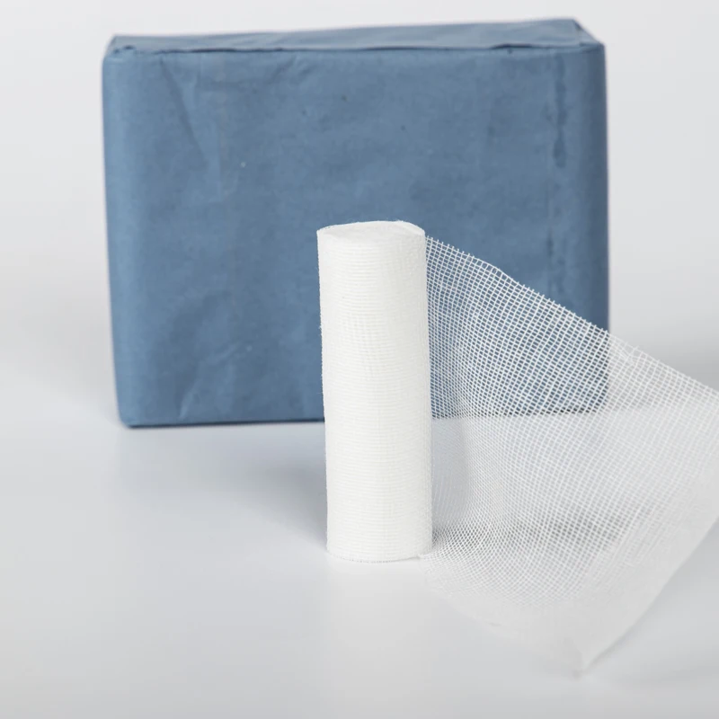 Medical Hot Sale Gauze Bandage Absorbent Cotton Gauze Bandage