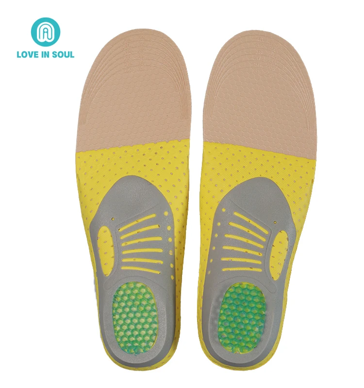 Hot Sale Arch support insole  breathable shock absorption sports insole for shoes