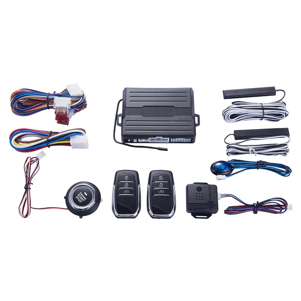 Одна кнопка запуска и остановки пассивной БЕСКЛЮЧЕВОЙ системы доступа PKE