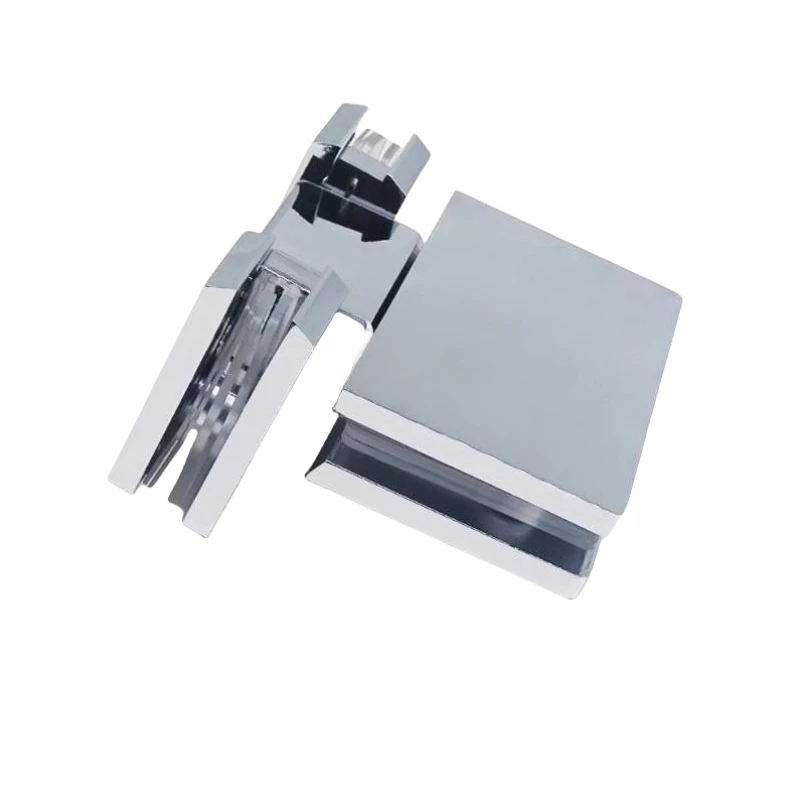 Kensharp High Quality Brass Material 180 Degree  with Decorative Cover Glass to Glass Adjustable Hydraulic Shower Hinge