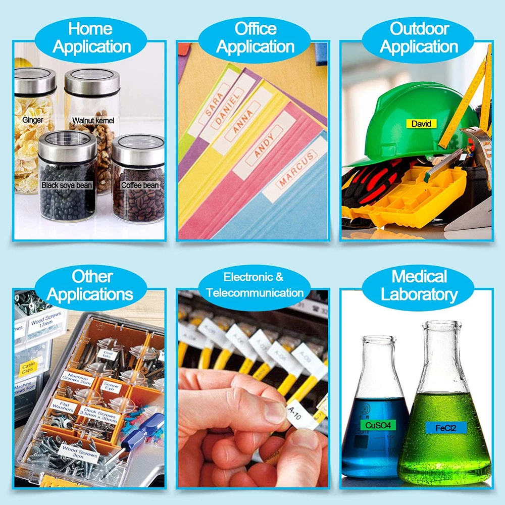 Good Quality Cassette ST18KW LC-5TBW 18mm Black on clear Lc Label Tape Printing Labelworker LW-400/K400/K400L/600P/700/Z700