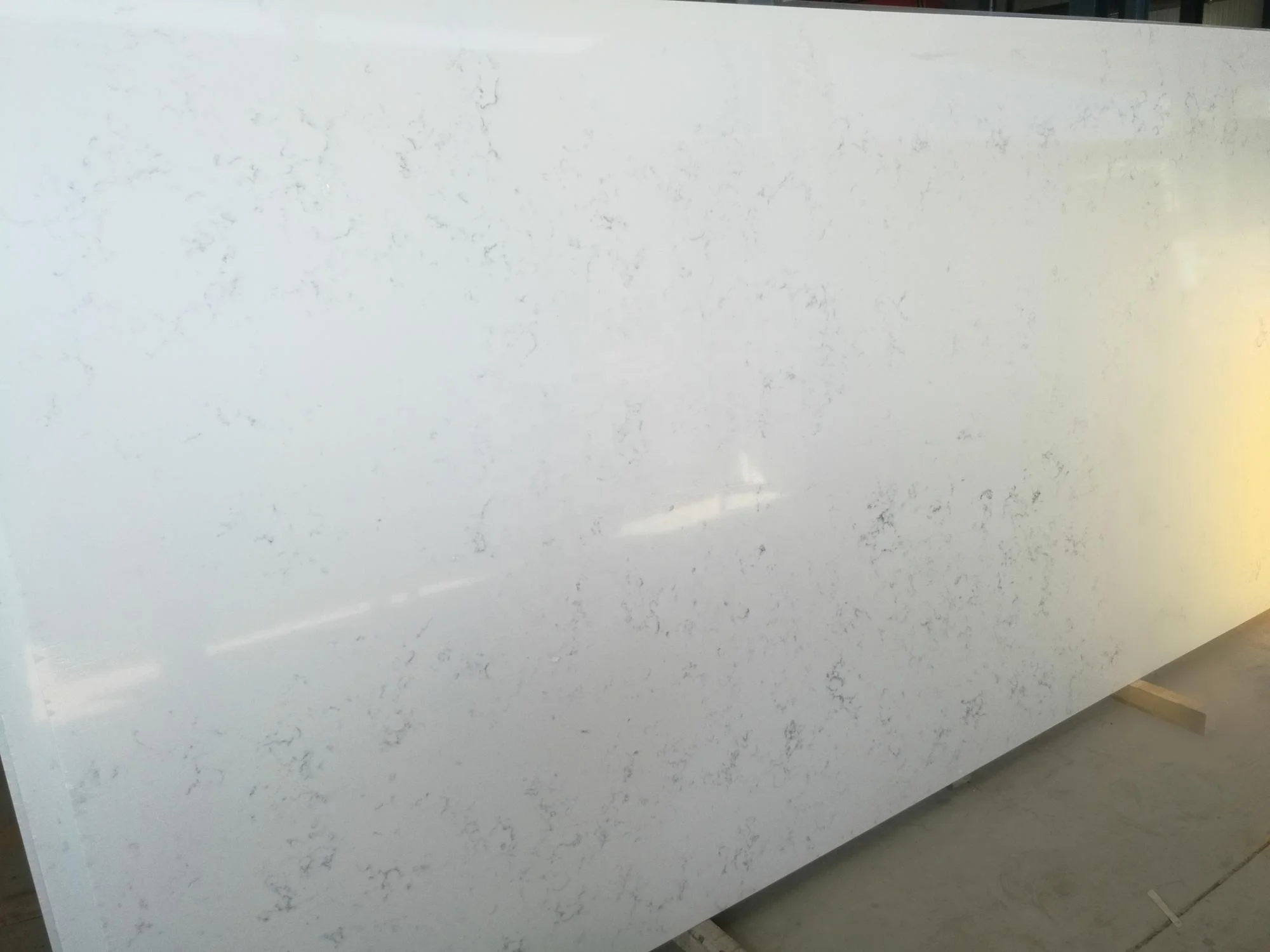 BOTON STONE Modern Quartz Kitchen Countertops Carrara Quartz Stone Countertops, Artificial