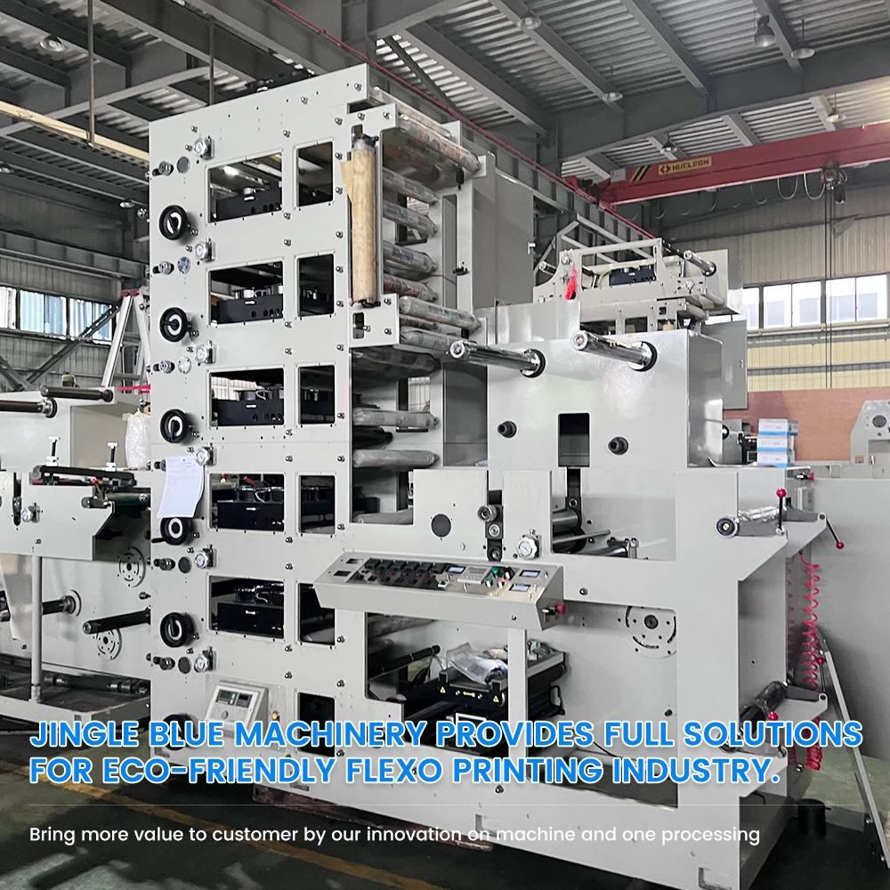 Automatic High Speed Flexo Printing Machine 2 4 6 8 Color Printer Paper Cup Printing Machine With High Quality