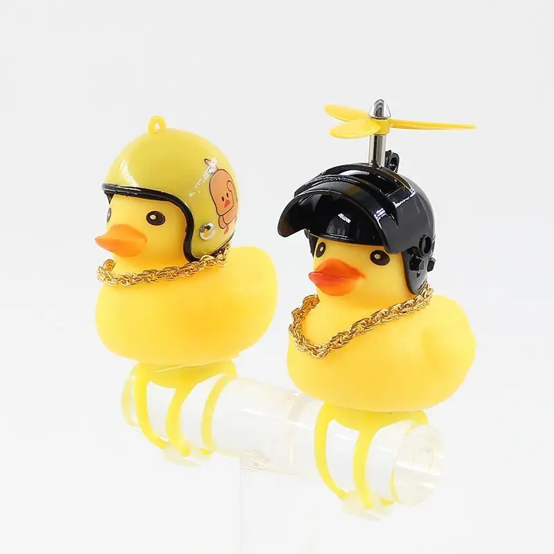 Tik Tok Safety Helmet Turbo Yellow Duck Motorbike Bell Cute Bike Decor Bell Bicycle Helmet Bicycle Bell
