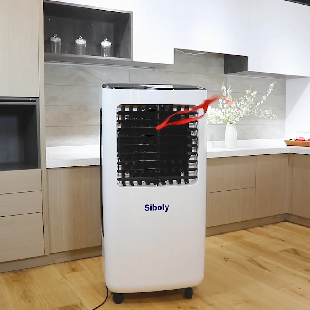 Мобильный Испарительный воздухоохладитель с солнечной энергией