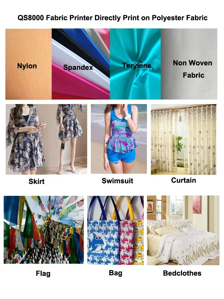 China industrial digital direct inkjet cotton textile fabric sublimation printer inkjet printing machine