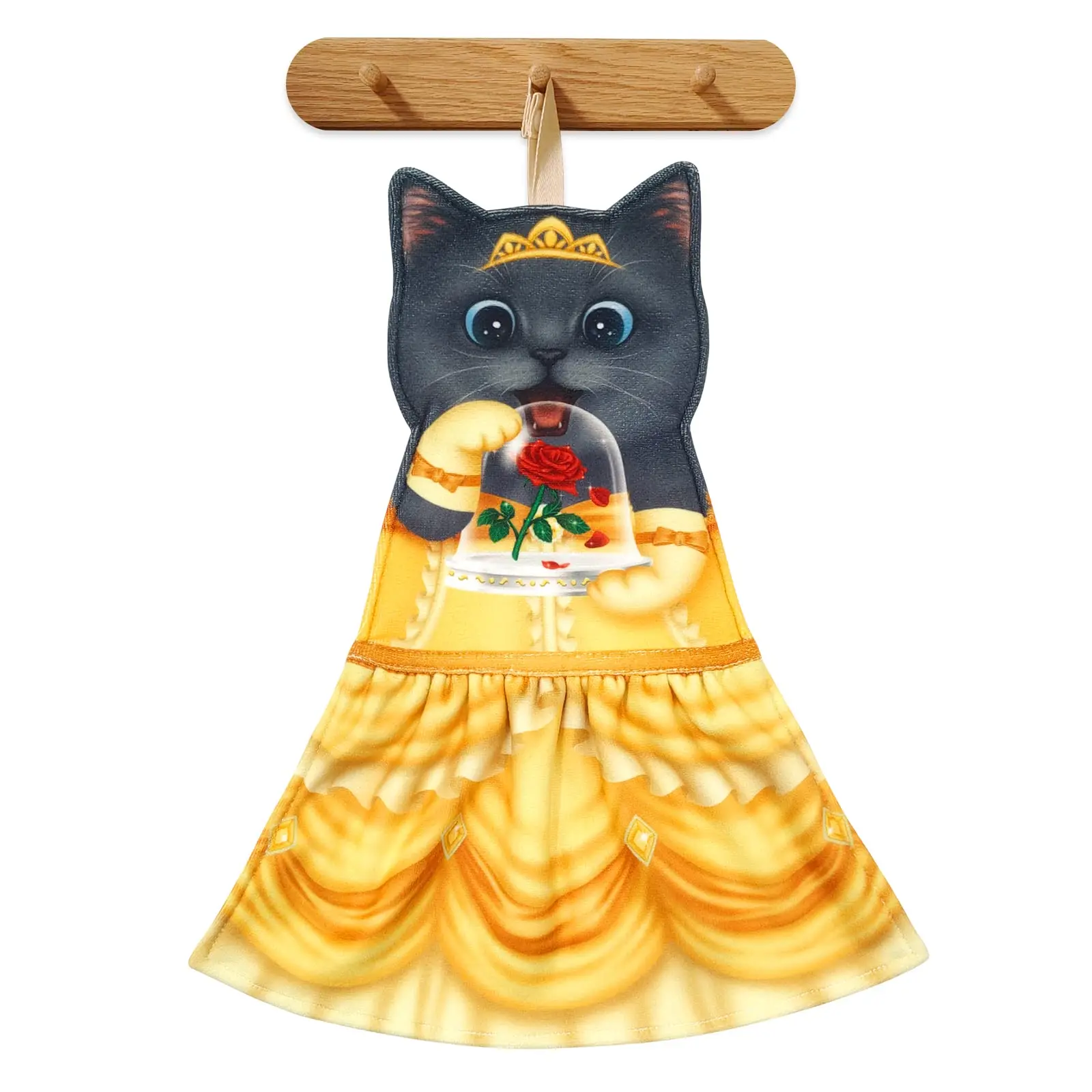 Trending Products 2024 New Arrivals Gifts for Pet Lovers Cat Shaped Towel Super Absorbent Cat Towels