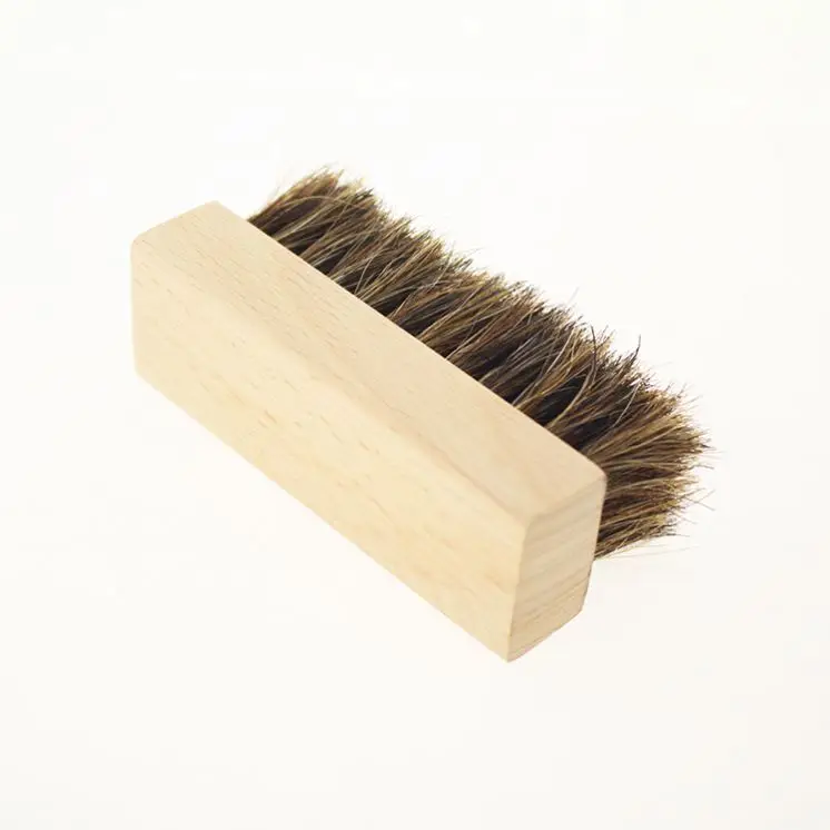 Best Quality China Manufacturer Boar Pig Bristle Wooden  Shoe Brush