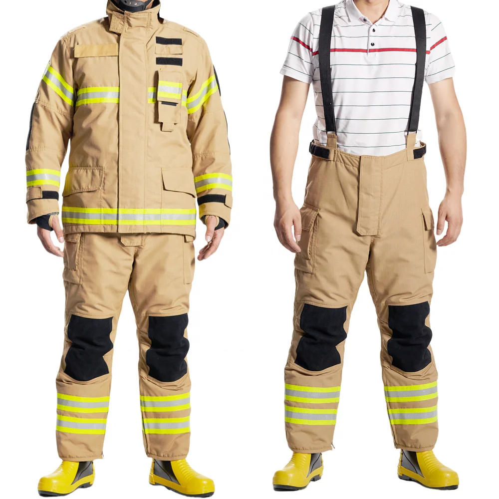 EN 469 Bunker Turnout Gear NOMEX Fireman Workwear Suit