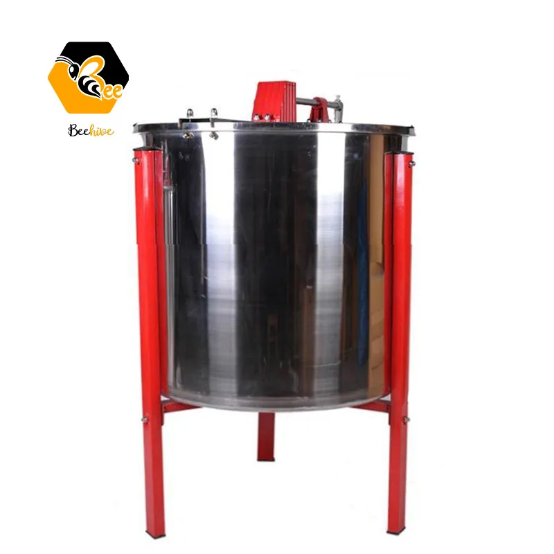8 Frames Stainless Steel Honey Honeycomb Centrifuge Crank Spinner Manual Honey Extractor Machine