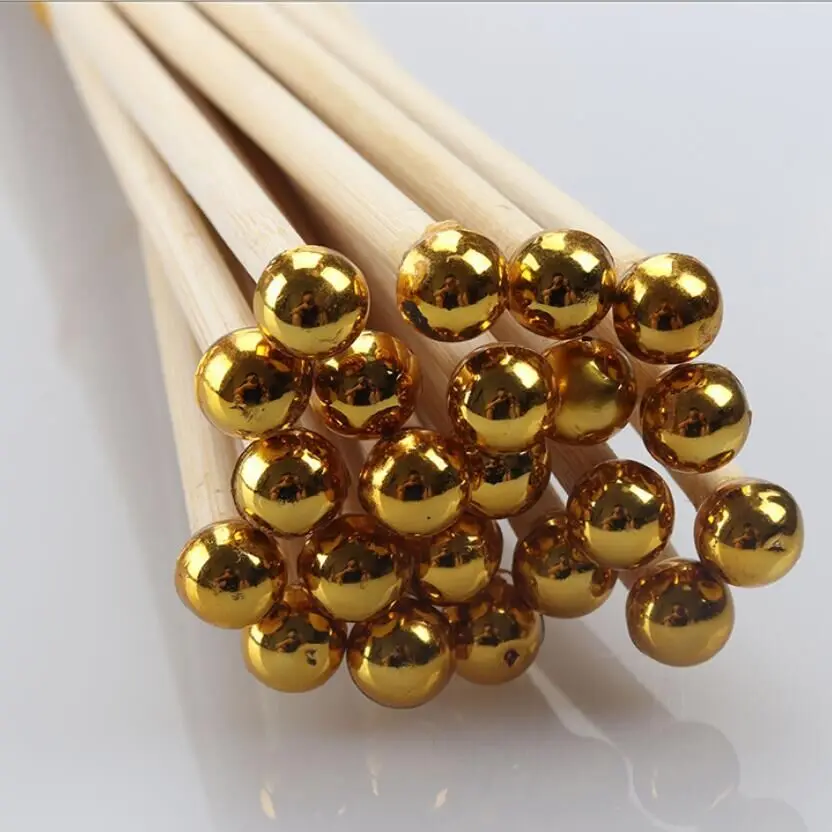 factory wholesale 30cm 40cm 60cm hand waving pole customized bamboo flag pole