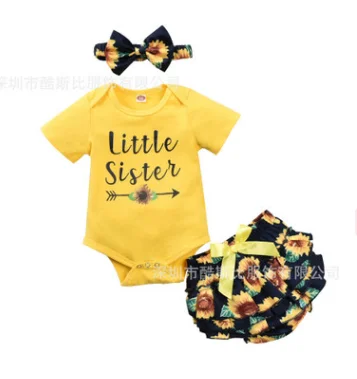 
Baby boy Clothes Newborn Infant Letter Rompers Long Sleeve Tops camouflage Pants Headband Outfits bebes 