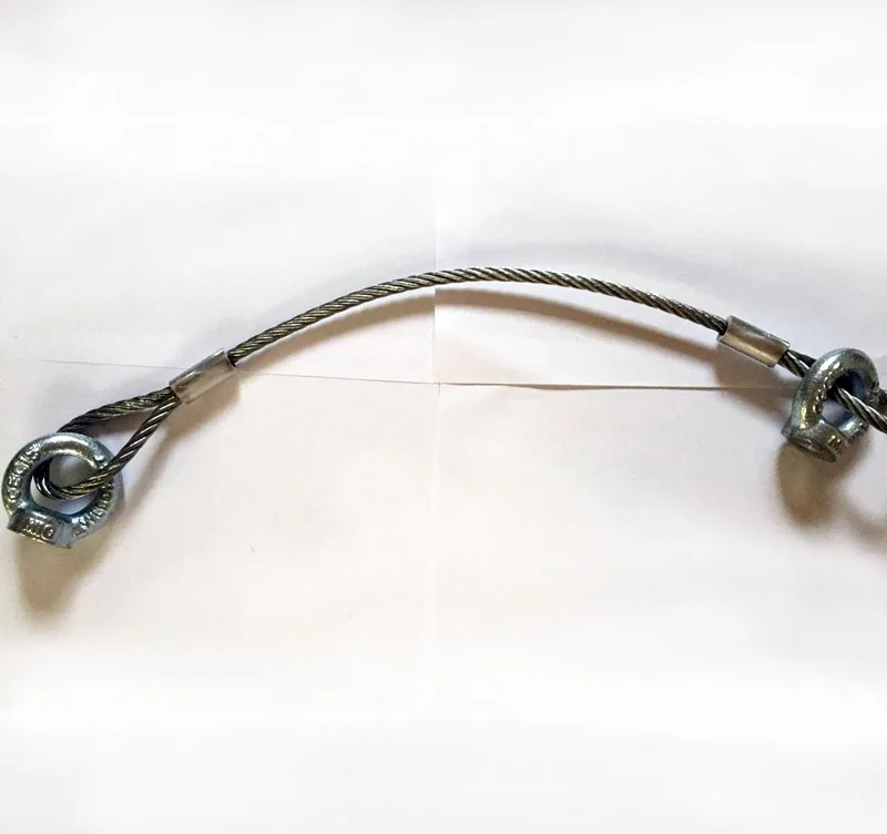 China manufacturer eye nut assembly sling steel wire rope cable sling