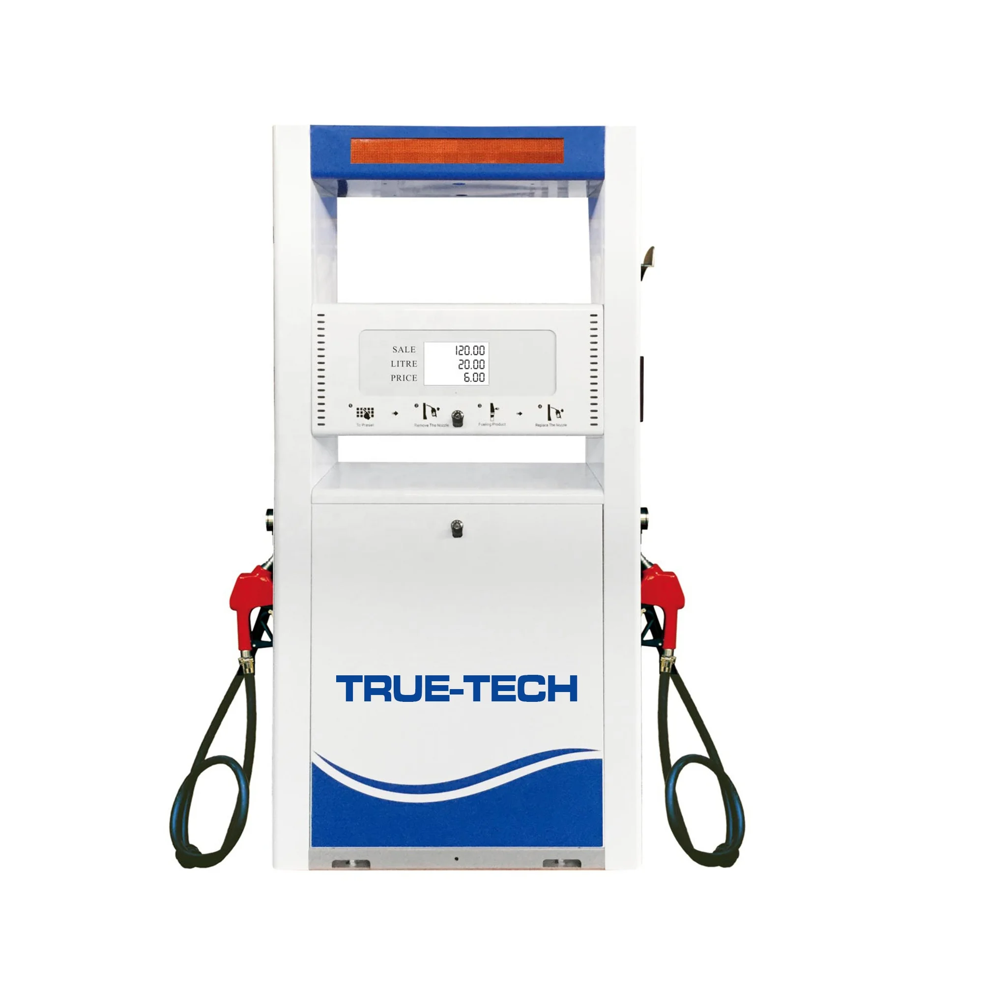 High quality New gas station filling nozzle with digital flow meter can do calibration functions