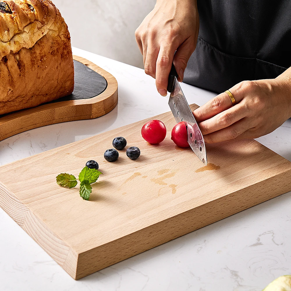 Cheap Price Eco-friendly Small Kitchen Beech Wood Chopping Cutting Board