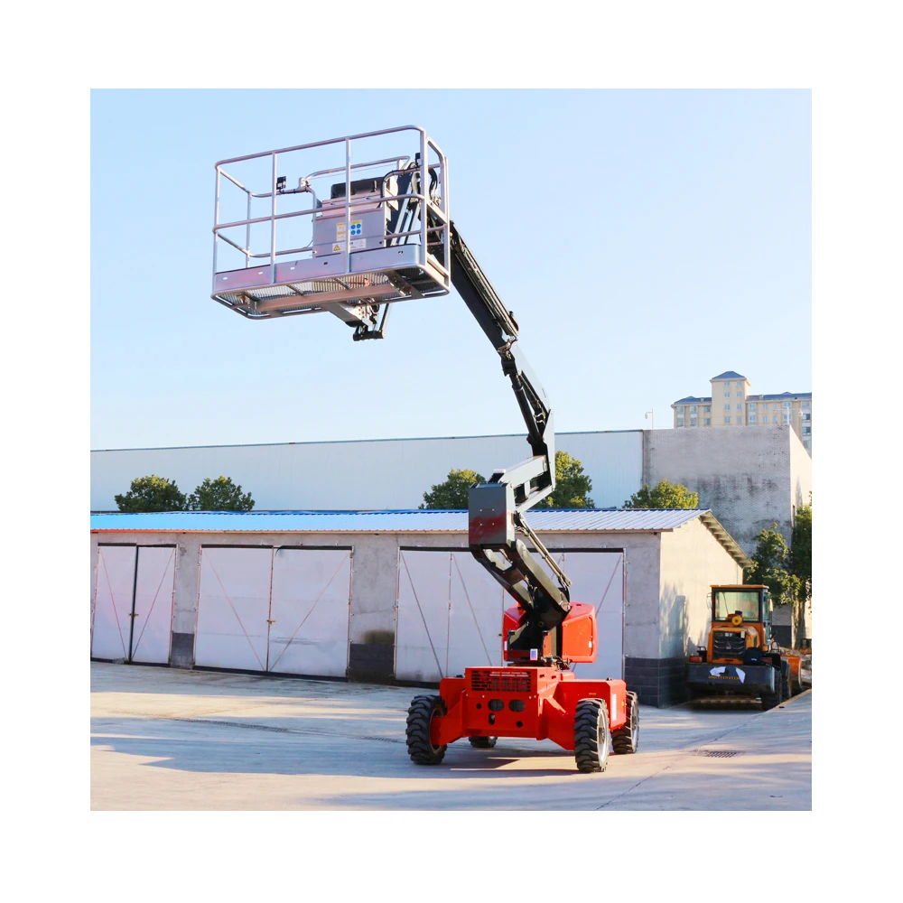 24M Customized Aerial Platform Towable Articulated Boom Lift