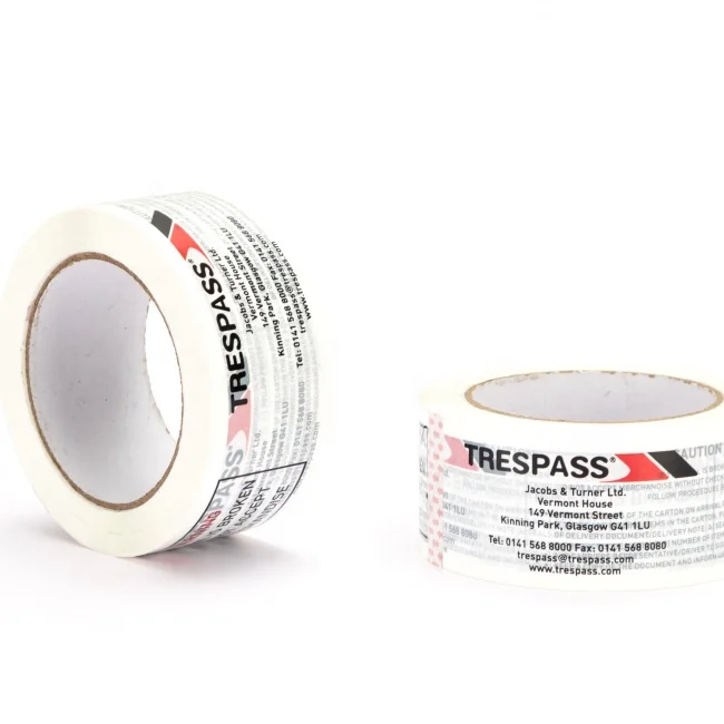 Best Price Of New Design Logo Branded Cello White Packing Tape