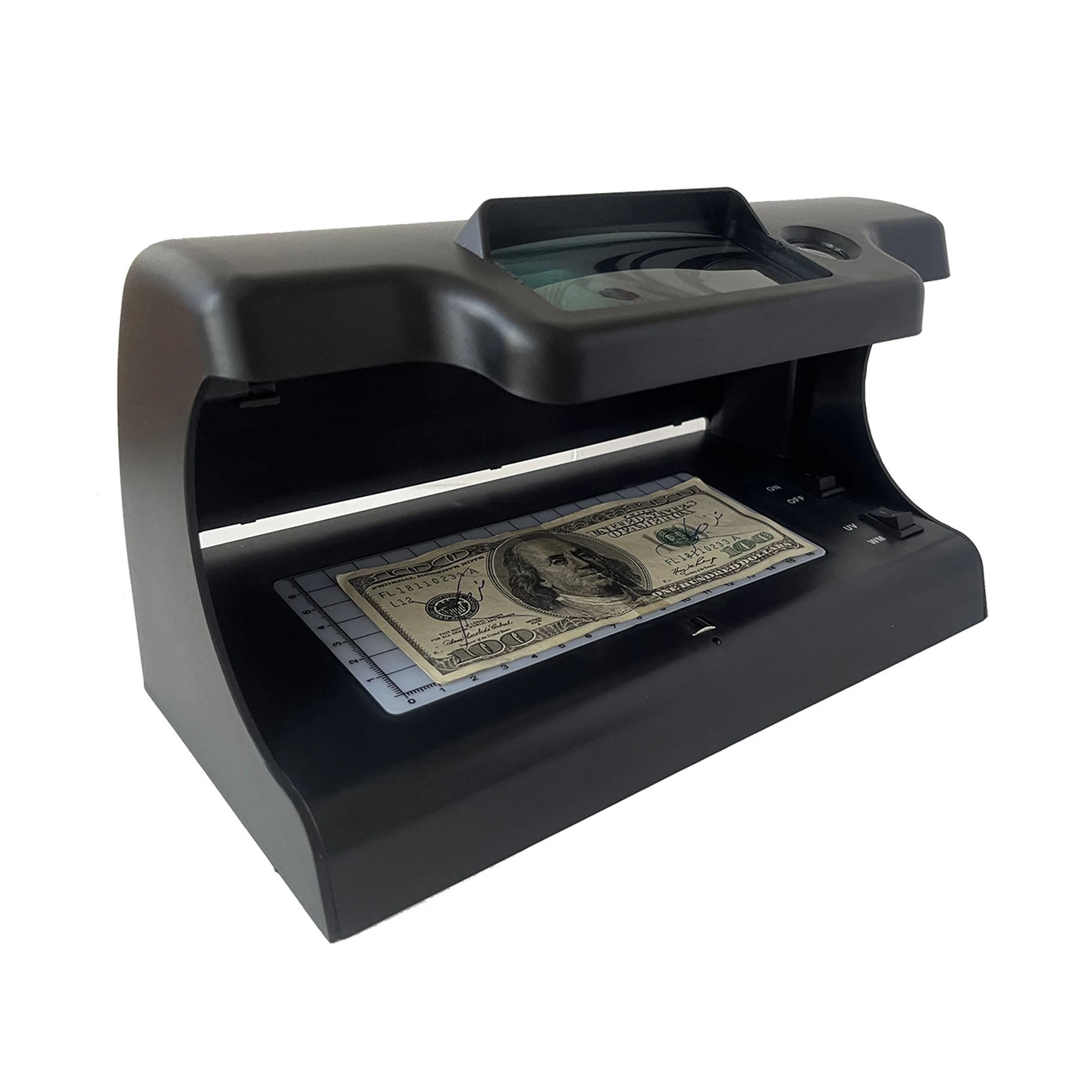 Currency Detector Professional Muti-Function  Fake Note Money Detector Banknote detector  with two kind magnifying glass