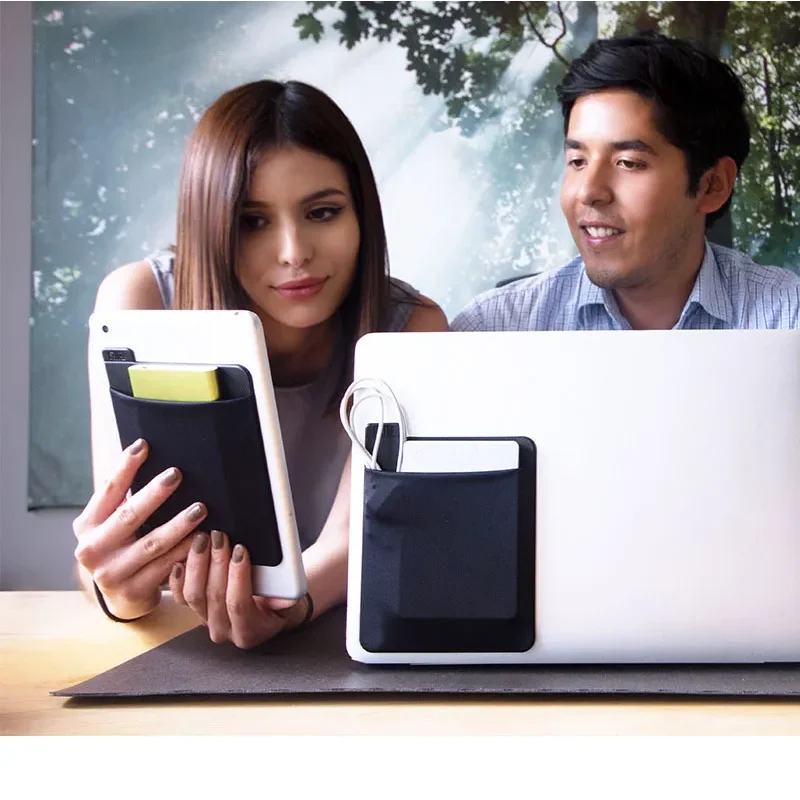 Lycra Mouse Case Holder Adhesive Mouse Case Pen Stick Cover Laptop Hard Drive Case Tablet Wireless Mouse Stick Pocket Sleeve