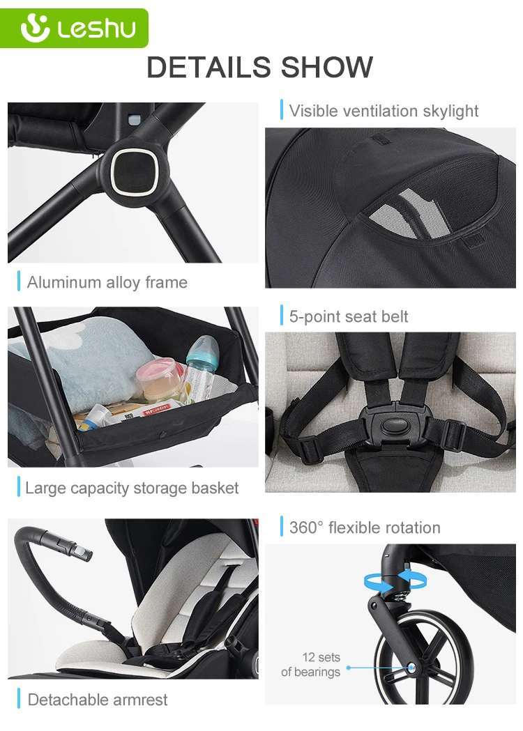 High quality baby stroller stroller baby 2 in 1 en 1888 certification baby stroller