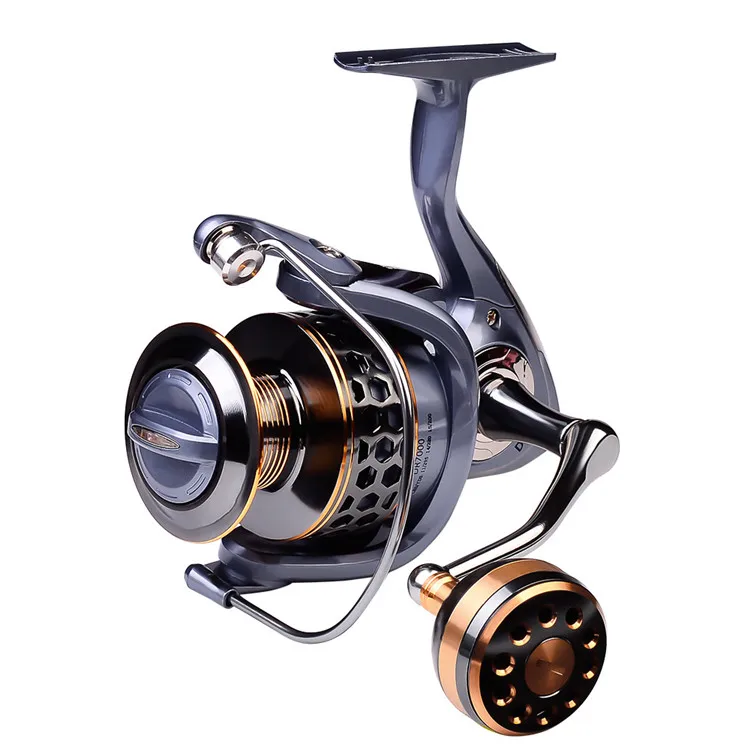 High Quality Lightweight Ultra Smooth 5.2.1 3BB Aluminum Spool Powerful CNC Fishing Spinning Reel  for Saltwater Freshwater