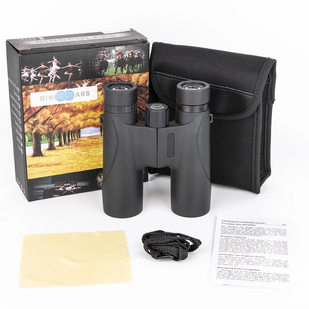 12*32 Popular Black HD BAK7  Bird Watching Hunting Customized night vision binocular with patent for adult