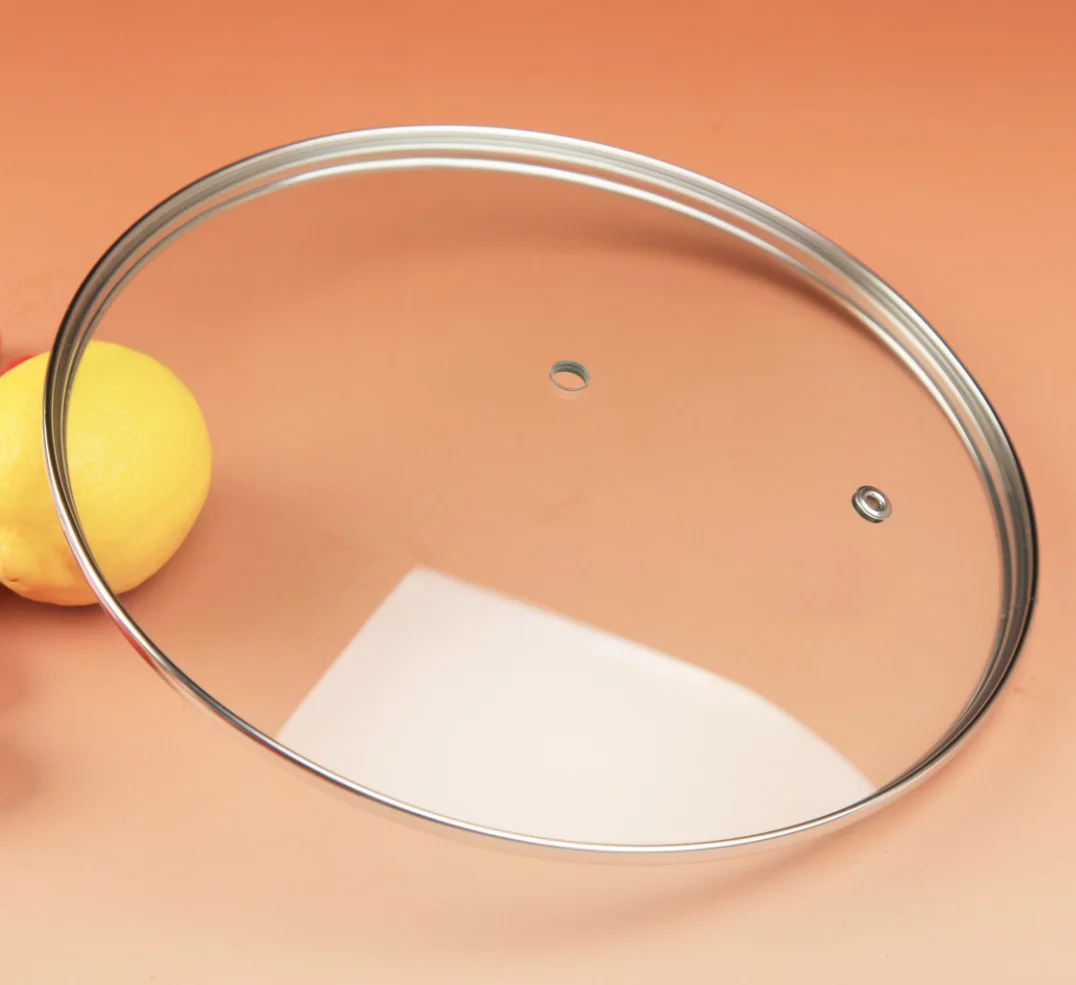 24 Cm G Type Tempered Glass lid  Round Glass Lid Cover For Round Pot