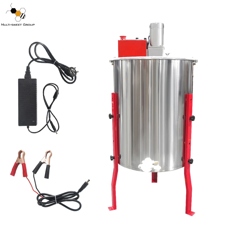 Automatic honey centrifuge electric DC motor honey extractor