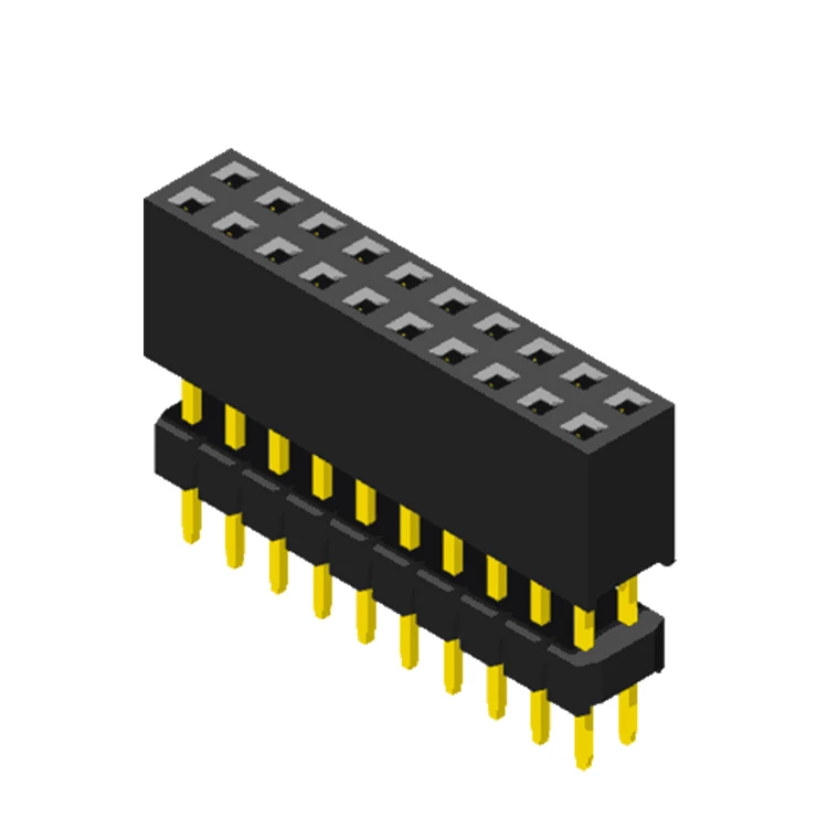 32618.2035.303A100 Female Header Connector2.54mm pitch Straight Angle 2X20Pin