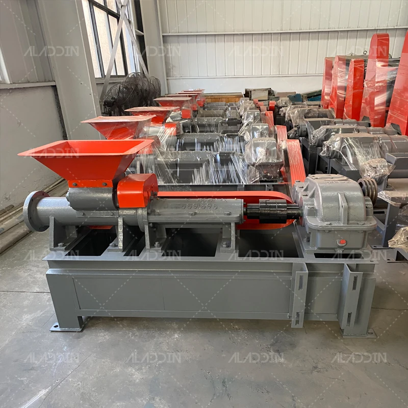 
Coconut shell stick making machine with wood block, charcoal and wood powder 