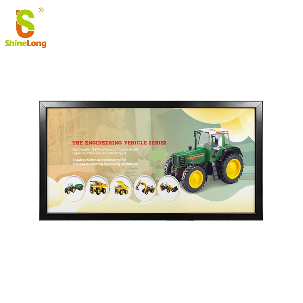 Ultrathinled light advertising board advertising light posters advertisement with light